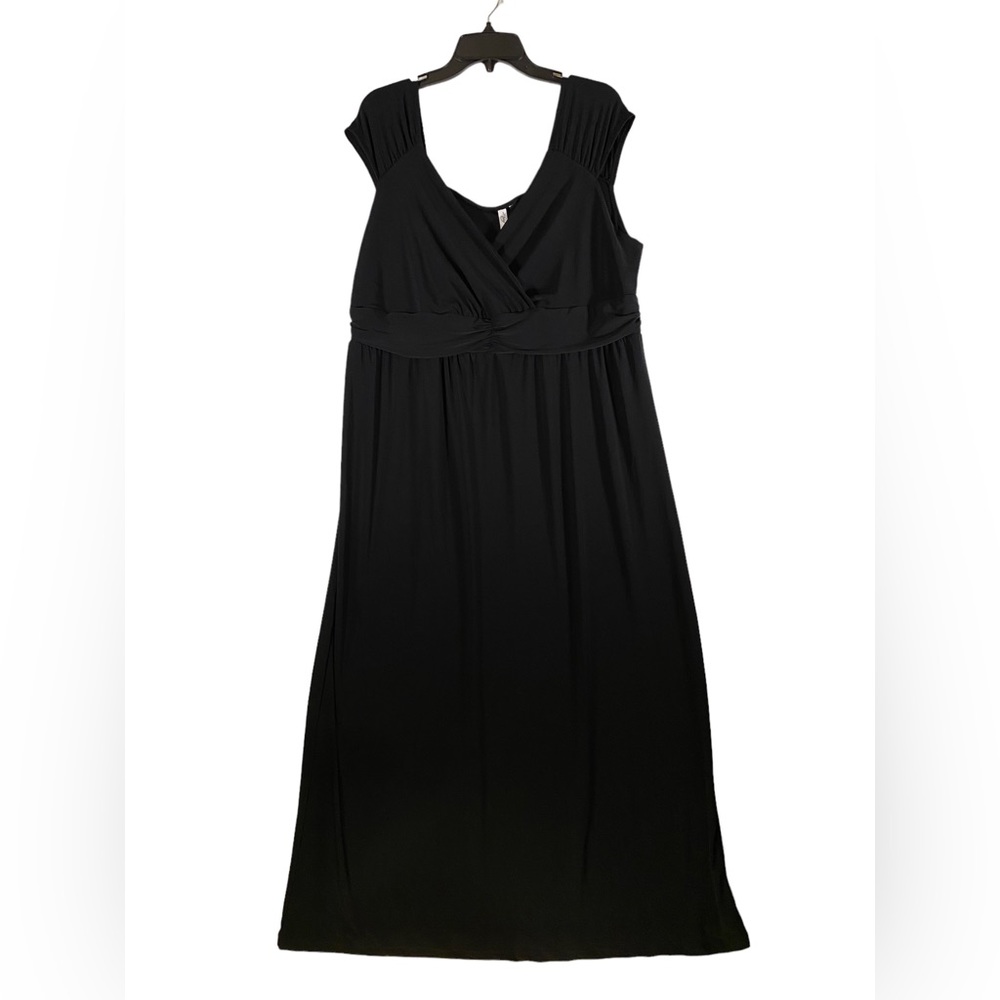 NY Collection Black 1X womens dress